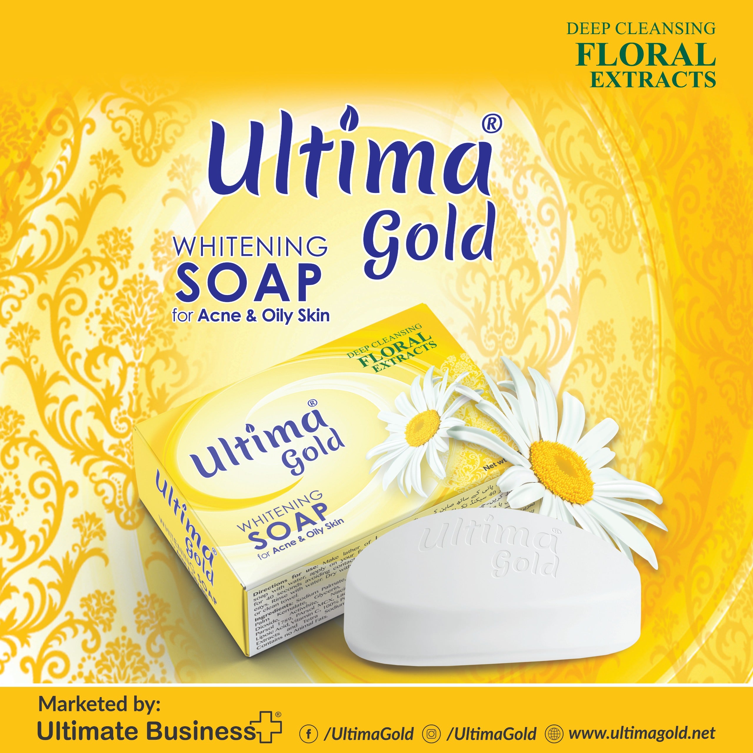 Ultima Gold Beauty Soap (Pack Of 12 Pcs)